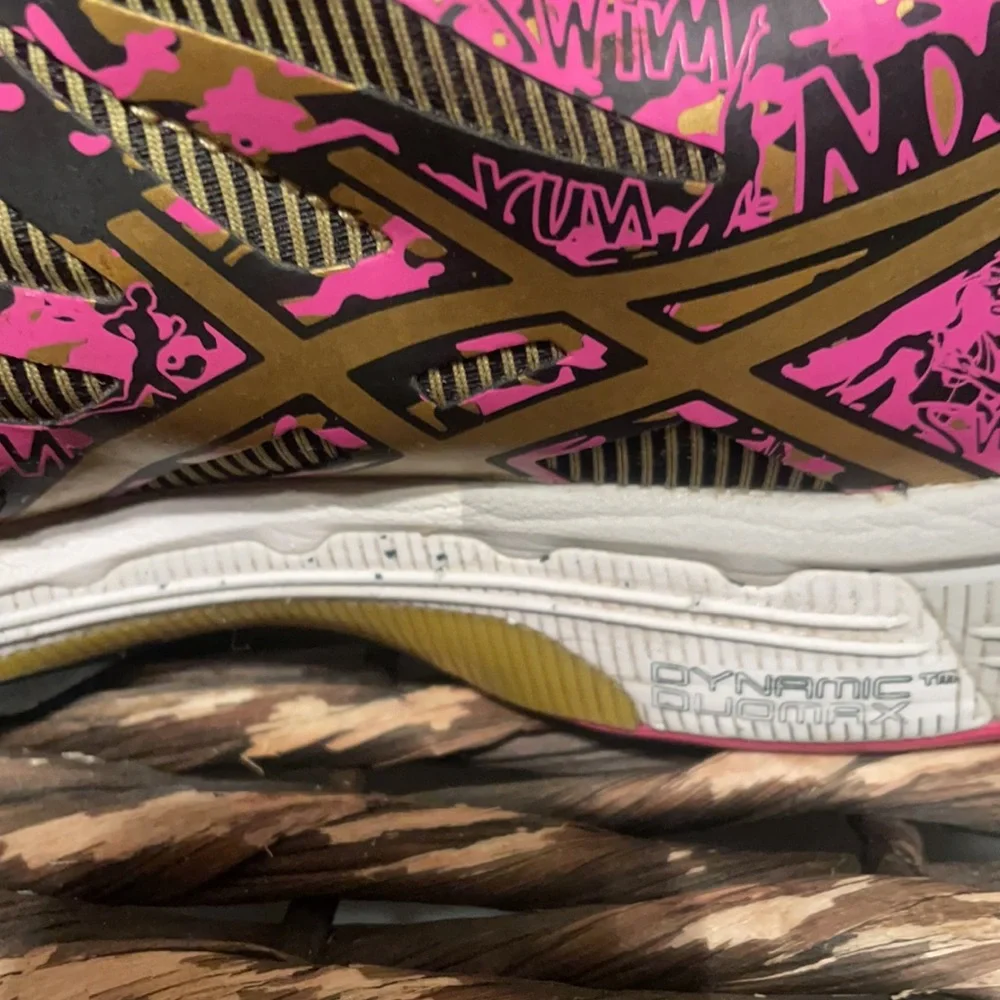 ASICS GEL-Noosa Tri 10 Gold Ribbon Running Shoes, Size 6 T5M9N - Picture 9 of 13